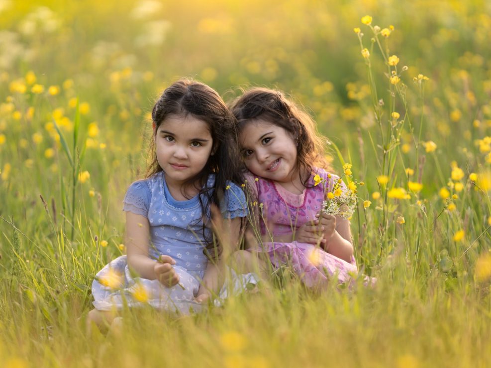 Fotograaf Lelystad bloemen kinderen
