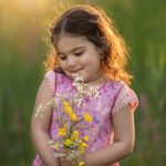 Fotograaf Lelystad bloemen kinderen